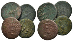 Lot of 4 Æ Roman Provincial coins, to be catalog. Lot sold as is, no return.