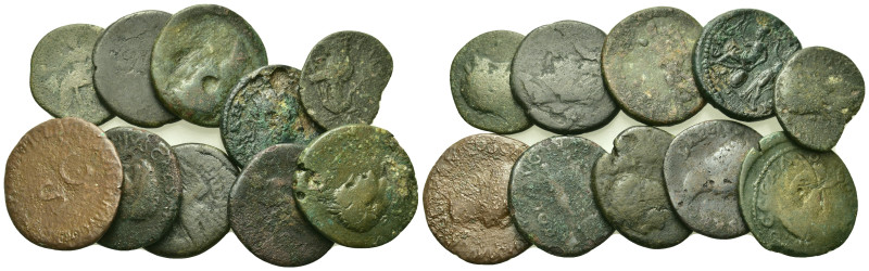 Lot of 10 Æ Roman Provincial and Imperial coins, to be catalog. Lot sold as is, ...