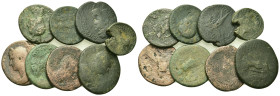 Lot of 8 Æ Roman Provincial coins, to be catalog. Lot sold as is, no return.