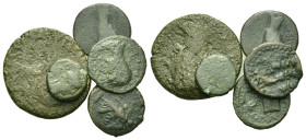 Lot of 5 Roman Provincial Æ coins, to be catalog. Lot sold as is, no return