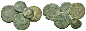 Lot of 5 Roman Provincial Æ coins, to be catalog. Lot sold as is, no return
