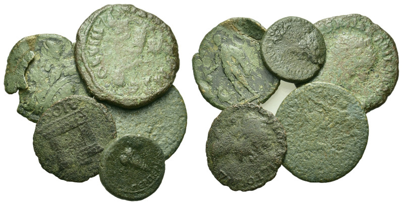 Lot of 5 Roman Provincial Æ coins, to be catalog. Lot sold as is, no return