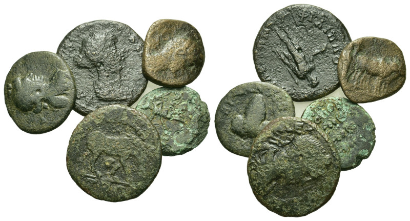 Lot of 5 Roman Provincial Æ coins, to be catalog. Lot sold as is, no return