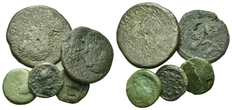 Lot of 5 Roman Provincial Æ coins, to be catalog. Lot sold as is, no return