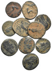 Lot of 10 Late Roman Imperial Æ coins, to be catalog. Lot sold as is, no return