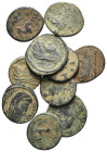 Lot of 10 Late Roman Imperial Æ coins, to be catalog. Lot sold as is, no return