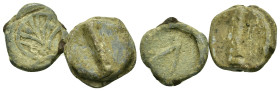 Lot of 2 PB Roman Tessarae, to be catalog. Lot sold as is, no return.