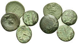 Lot of 4 Ancient Æ coins, to be catalog. Lot sold as is, no return
