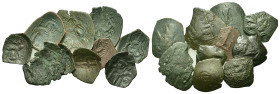 Lot of 10 Byzantine Æ coins, to be catalog. Lot sold as is, no return