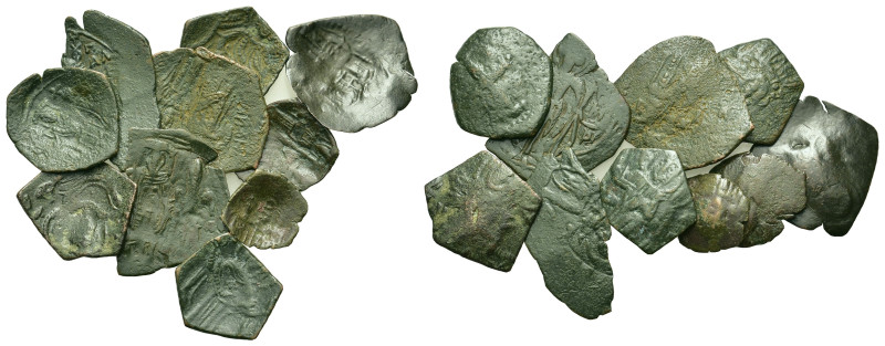 Lot of 10 Byzantine Æ coins, to be catalog. Lot sold as is, no return