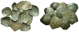 Lot of 10 Byzantine Æ coins, to be catalog. Lot sold as is, no return