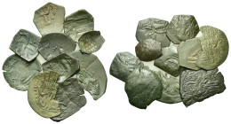 Lot of 10 Byzantine Æ coins, to be catalog. Lot sold as is, no return