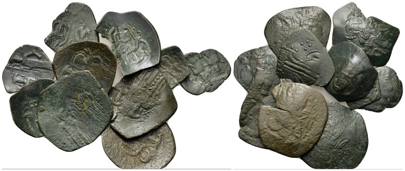 Lot of 10 Byzantine Æ coins, to be catalog. Lot sold as is, no return