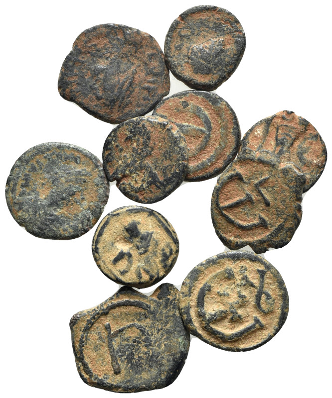 Lot of 10 Byzantine Æ Pentanummii, to be catalog. Lot sold as is, no return