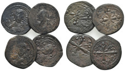 Lot of 4 Byzantine Æ coins, to be catalog. Lot sold as is, no return