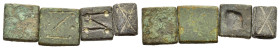 Lot of 4 Byzantine weights to be catalog. Lot sold as is, no return