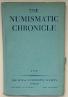 AA.VV. The Numismatic Chronicle the Royal Numismatic Society. London 1954, Sixth Series, vol. XIV, No. XLIV Softcover, pp. 238-xxxii-20 ill. in b/w, p...