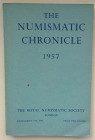 AA.VV. The Numismatic Chronicle the Royal Numismatic Society. London 1957, Sixth Series, vol. XVII. Softcover, pp. 301-12-24 ill. in b/w, pl.. XXII, i...