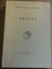 AA.VV. Istituto Italiano di Numismatica. Annali 63. Roma, 2017. Softcover, pp. 431, pl. XXV in b/w. Very good condition