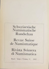 AA.VV. Revue Suisse de Numismatique. Tome 71, 1992. Softcover, pp. 247, ill. in b/w, 28 b/w plates. Sommaire: Knoepfler, Denis: La chronologie du monn...