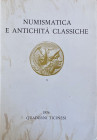 AA.VV. Quaderni Ticinesi. Numismatica e Antichità Classiche. Lugano 1976. Softcover, pp. 392, b/w illustrations. Index: Lambrugo, Claudio, Statua fitt...