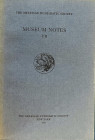 AA.VV. The American Numismatic Society. Museum Notes VII. The American Numismatic Society New York 1957. Softcover, pp. 257, XLV b/w plates. Contents:...