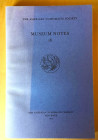 AA.VV. The American Numismatic Society. Museum Notes 16. The American Numismatic Society New York 1970. Softcover, pp. 188, XXXVIII b/w plates, b/w il...