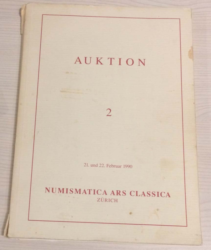 Nac– Numismatica Ars Classica. Auction no. 2. Zurich, 21-22 February 1990. Bross...