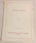 Nac– Numismatica Ars Classica. Auction no. 2. Zurich, 21-22 February 1990. Brossura ed., pp. 94, tavv. 6 in b/n, tavv. di ingrandimenti a colori. Buon...