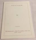 Nac – Numismatica Ars Classica. Auction no. 33. Greek, Roman and Byzantine Coins. Zurich, 5 April 2006. Brossura ed., pp. 192, lotti 694, ill a colori...