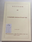 Nac – Numismatica Ars Classica. Auction no. 48. A remarkable selection of Greek Coins. Zurich 21 October 2008. Brossura ed. pp. 64, lotti 111, ill. a ...