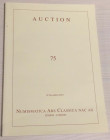 Nac – Numismatica Ars Classica. Auction no. 75. An Important Series of Late Roman and Byzantine Coins. Zurich 18 November 2013. Brossura ed. pp. 144, ...