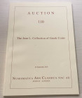 Nac – Numismatica Ars Classica. Auction no. 110. The Jean L. Collection of Greek Coins. Zurich 24 September 2018. Brossura ed. pp. 65, lotti 125, ill....
