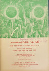 Schulman H.M.F. The Maguire Collection et Al. New York 23-24 January 1959. Softcover, pp.108, lots 2258, b/w plates. Good condition.