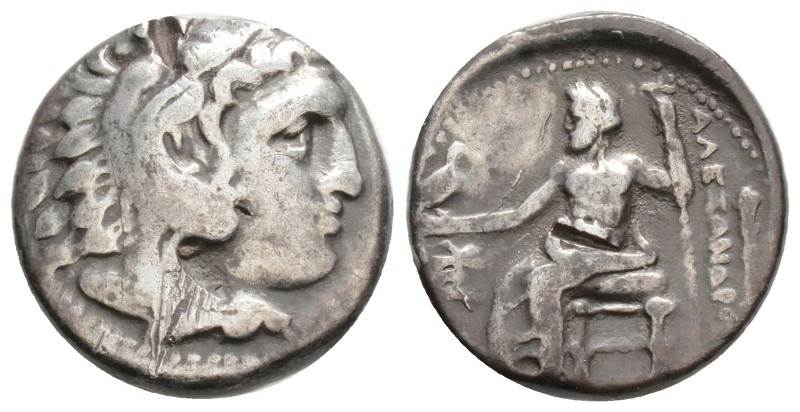 KINGS OF MACEDON. Alexander III 'the Great' (336-323 BC). Drachm. 4 g. 16,4 mm....