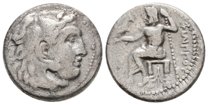 KINGS OF MACEDON. Alexander III 'the Great' (336-323 BC). Drachm. 3,9 g. 17,6 mm...