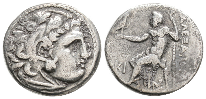 KINGS OF MACEDON. Alexander III 'the Great' (336-323 BC). Drachm. 3,8 g. 17,3 mm...