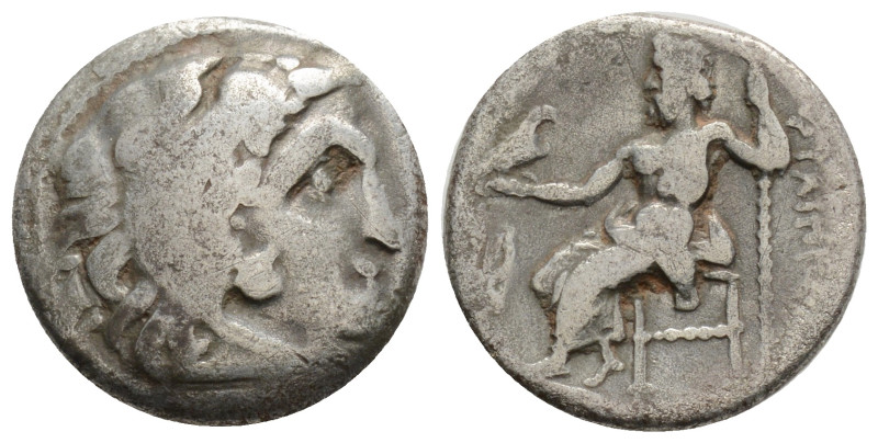 KINGS OF MACEDON. Alexander III 'the Great' (336-323 BC). Drachm. 3,8 g. 16,6 mm...