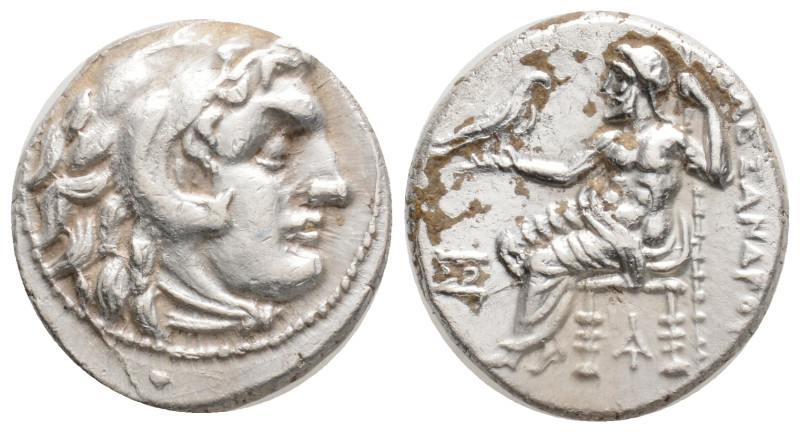 KINGS OF MACEDON. Alexander III 'the Great' (336-323 BC). Drachm. 4,1 g. 17,2 mm...