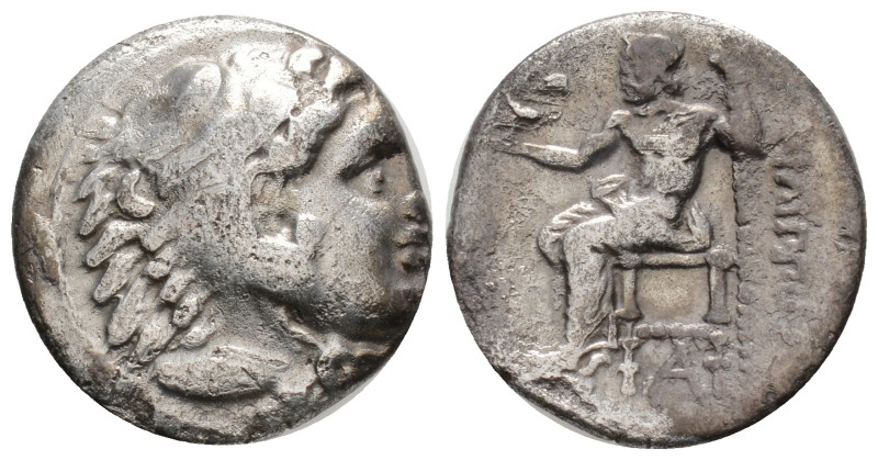 KINGS OF MACEDON. Alexander III 'the Great' (336-323 BC). Drachm. 3,9 g. 17,7 mm...