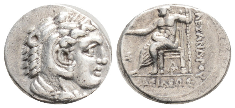 KINGS OF MACEDON. Alexander III 'the Great' (336-323 BC). Drachm. 2 g. 13,6 mm....