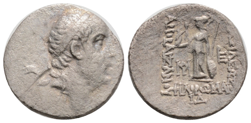 Greek
KINGS OF CAPPADOCIA. Ariobarzanes I Philoromaios,(Circa 96-63 BC.) AR Dra...