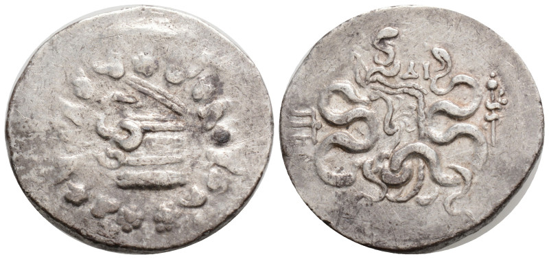 Greek
MYSIA. Pergamon. Circa 166-67 BC. Cistophorus (Silver, 27,5 mm, 12.5 g, 1...