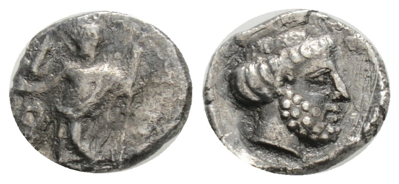CILICIA, Tarsos. Tiribazos, satrap of Lydia, (Circa 388-380 BC)
AR Obol (9.5 mm...