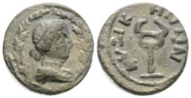 Greek
Mysia. Kyzikos circa AD 0-100, (under Roman rule).
Bronze Æ, 3,9 g. 18,5 mm.
