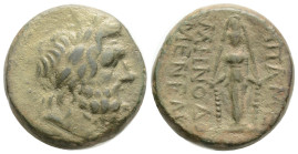 Greek, Phrygia. Apameia circa 100-40 BC. Bronze Æ 8,6 g. 21,1 mm.