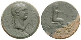 Cilicia, Flaviopolis. Domitian. A.D. 81-96. AE 22 Assarion (should be) ΔΟΜΙΤΙΑΝOC KAICAP (fully illegible), laureate head of Domitian right / ЄΤΟYC ZΙ...