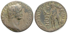 Roman Provincial Coins
Domitian, 81-96. Diobol AE Bronze, 2,68 g. 20,6 mm.