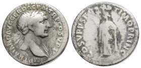 Roman Imperial 
Trajan (98-117 AD) Rome AR, Denarius (18,8 mm, 2,3 gr.)