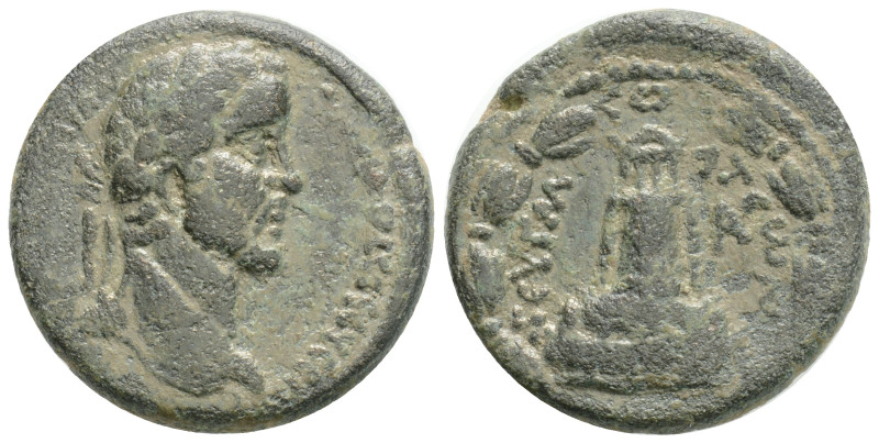 COMMAGENE. Zeugma. Antoninus Pius, 138–161. Ae ΑΥΤο ΚΑΙ ΤΙ ΑΛΙ ΑΔΡΙ ΑΝΤⲰΝƐΙΝοϹ Ϲ...